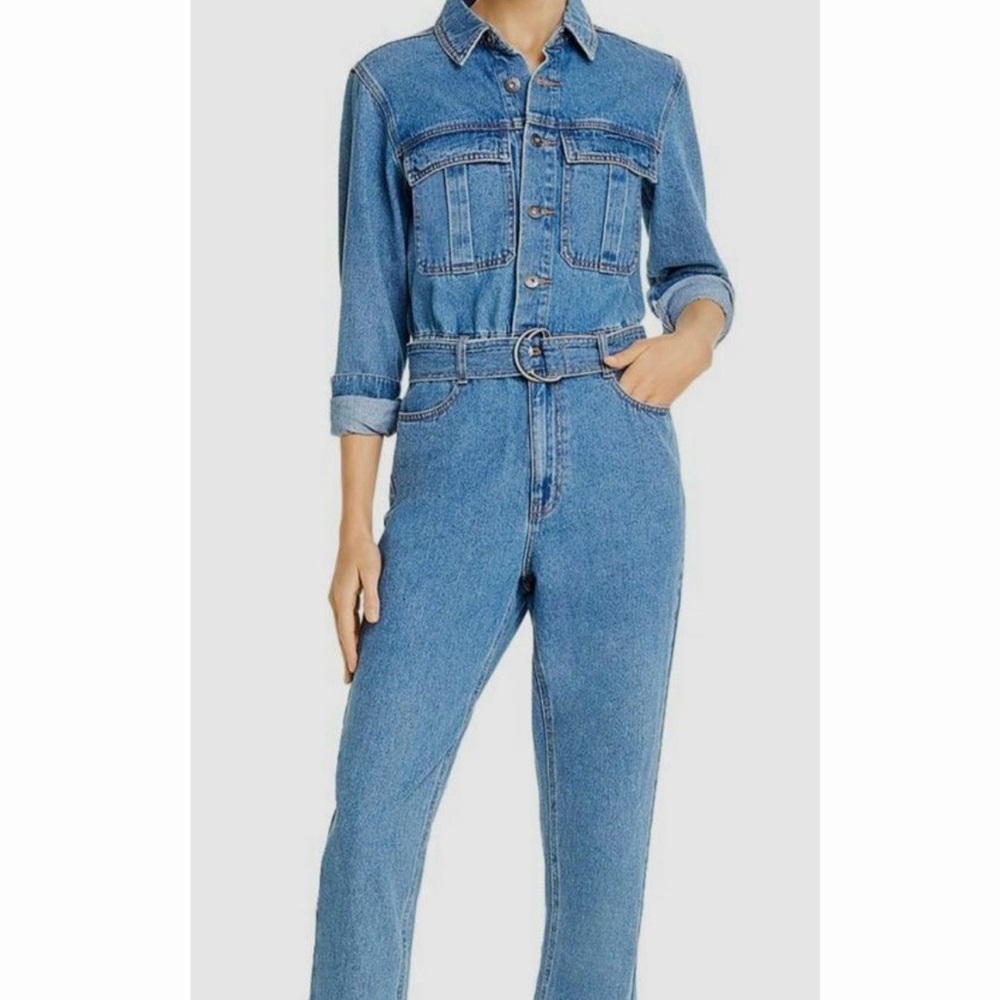 NWT Bardot Denim Jumpsuit